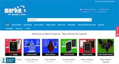 Desktop Screenshot of martinawards.com